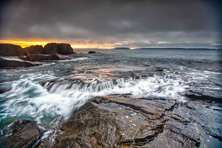 Sunrise Spiky Beach Tasmania