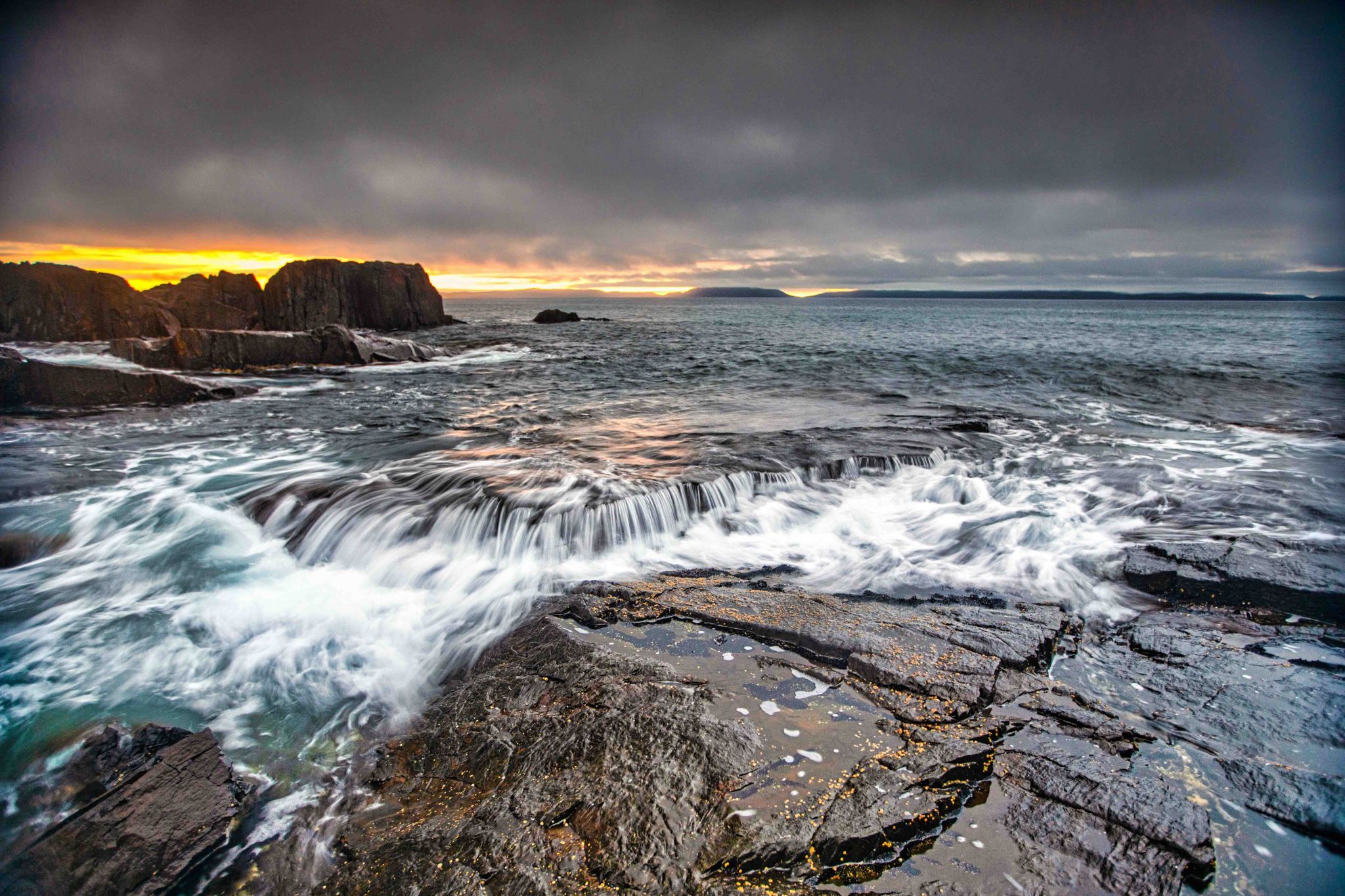 Sunrise Spiky Beach Tasmania, Australia