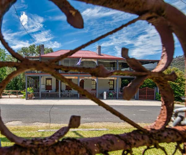 The Comet Inn and gate, Hartley Vale, New South Wales