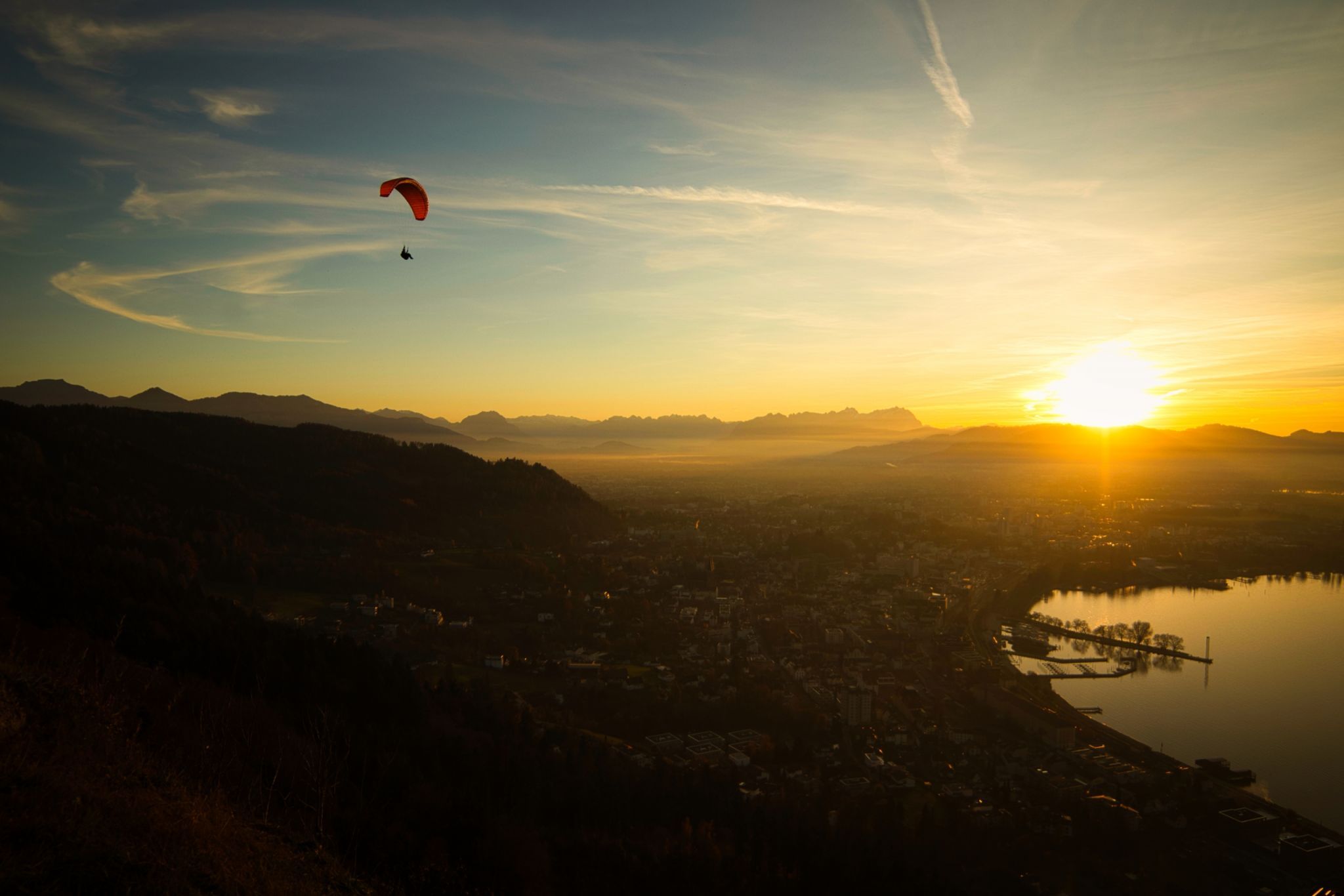 View over Bregenz, Austria
