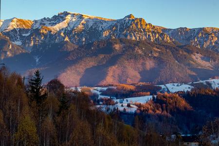 View over majestic Bucegi mountains