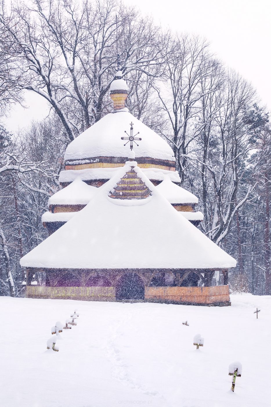 Wooden Orthodox Church in Ulucz, Poland