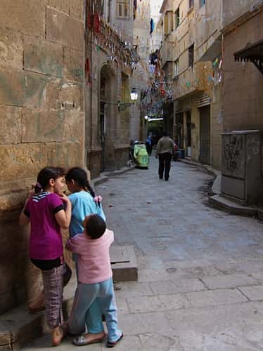 A path in Old Cairo