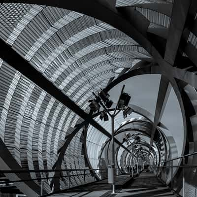 Arganzuela Footbridge, Madrid, Spain