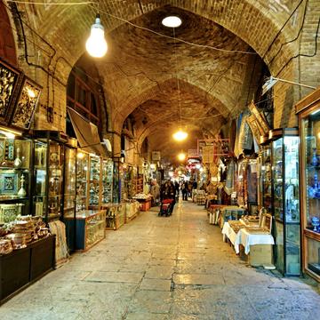 Bazaar around Naqsh-e Jahan Square, Iran