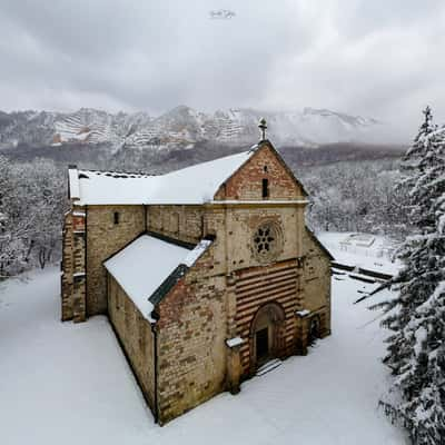 Belko Mountain and old Abbey, Hungary