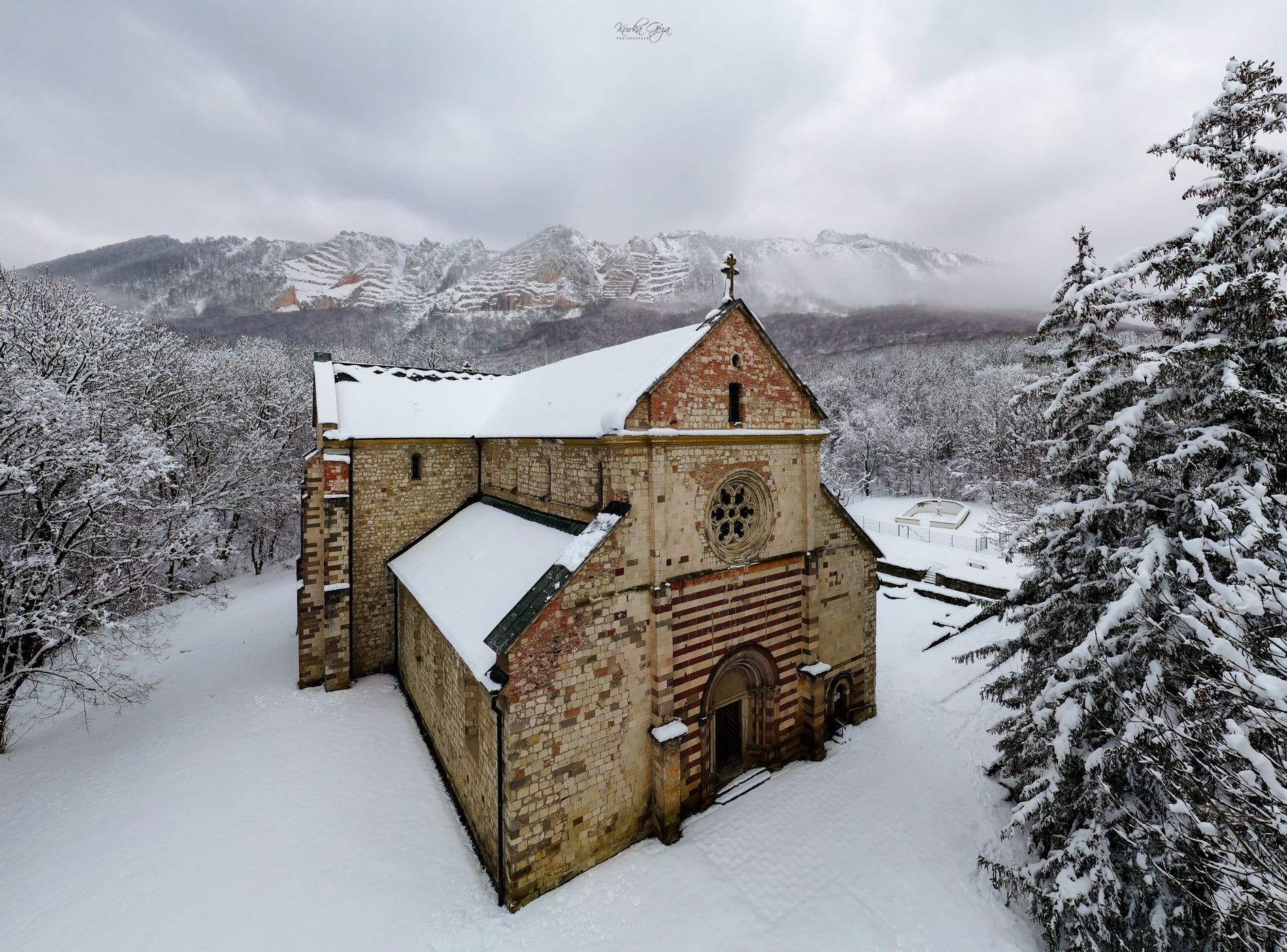 Belko Mountain and old Abbey, Hungary