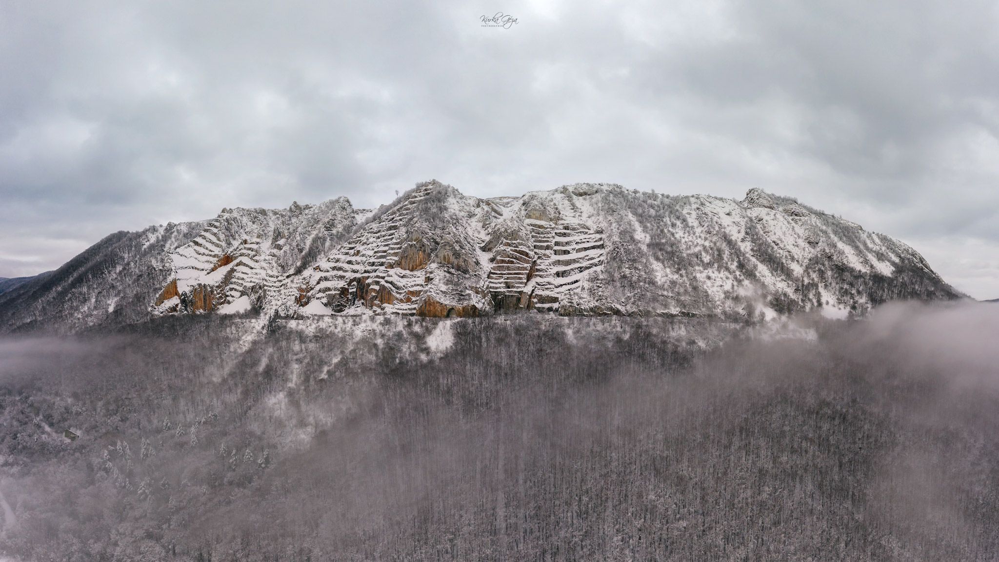 Belko Mountain and old Abbey, Hungary
