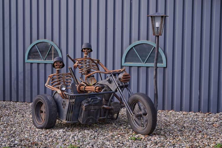 Blacksmith's sculptures