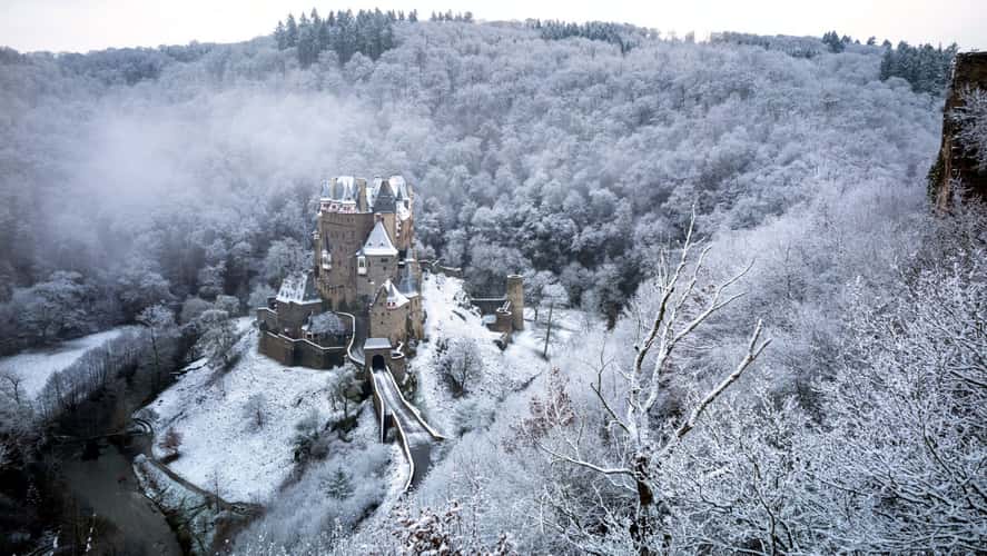 Upper view of Eltz Castle