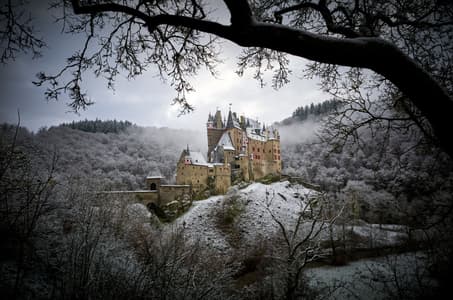 Eltz Castle from the side