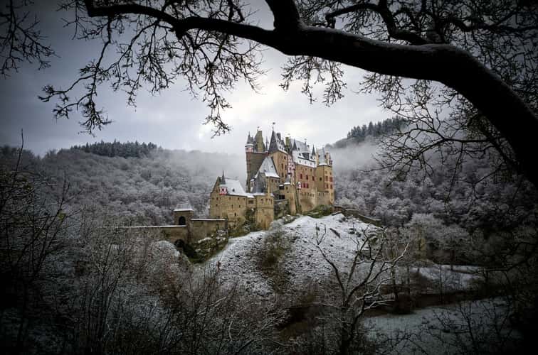 Eltz Castle from the side