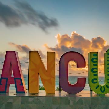 Cancun Sign, Mexico