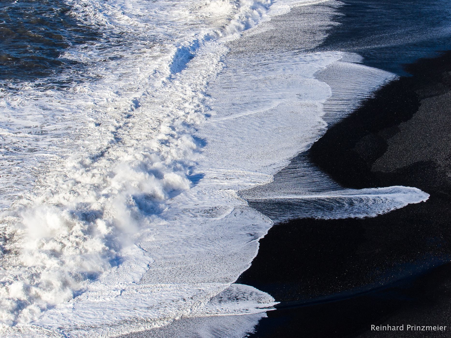 The Endless Black Beach from Dyrhólaey Viewpoint, Iceland