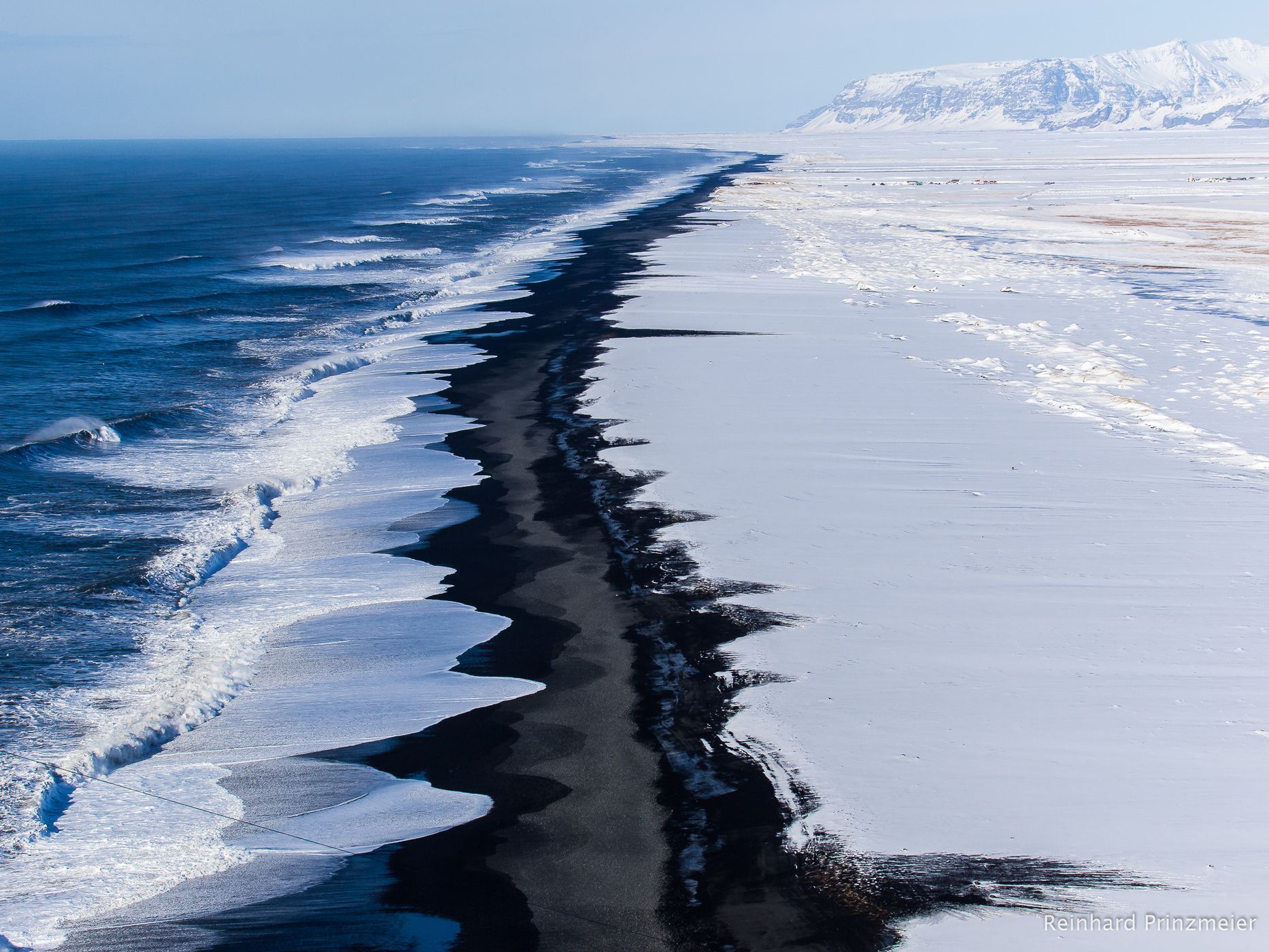 The Endless Black Beach from Dyrhólaey Viewpoint, Iceland