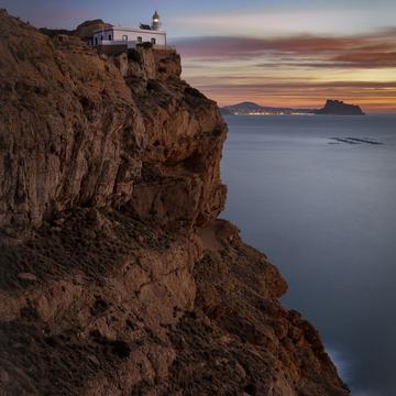 Faro de l'Abir  Clifftop Lighthouse, Spain