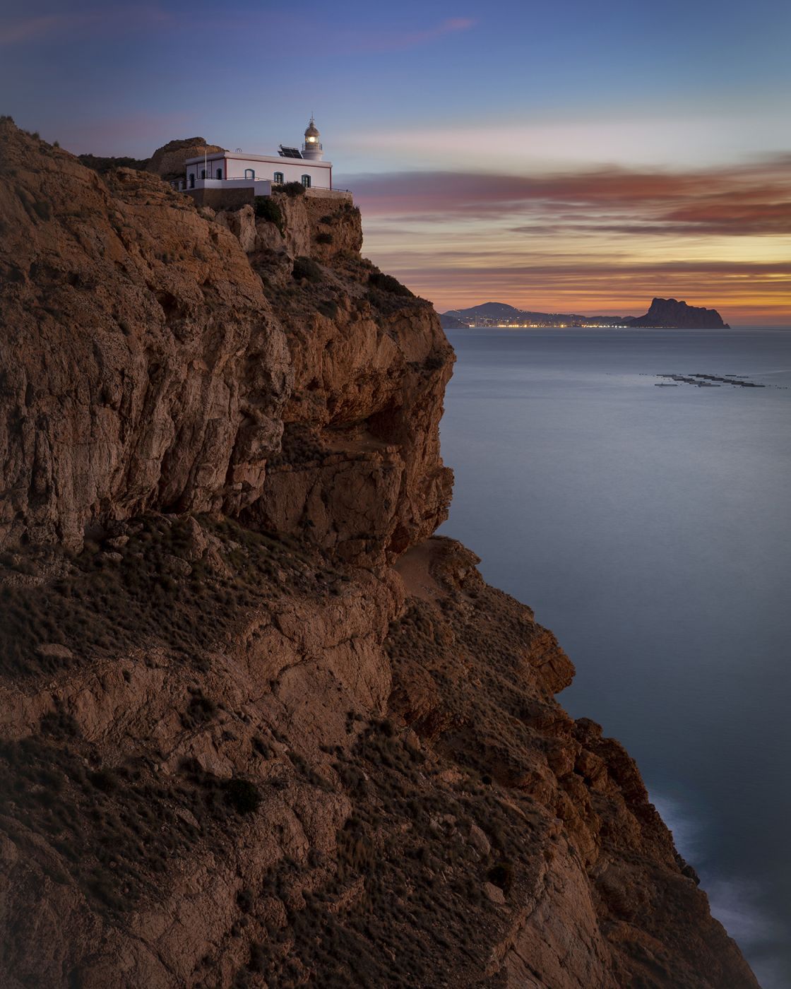 Faro de l'Abir  Clifftop Lighthouse, Spain