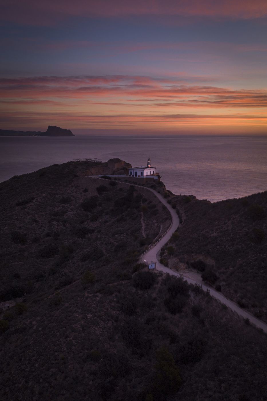 Faro de l'Abir  Clifftop Lighthouse, Spain