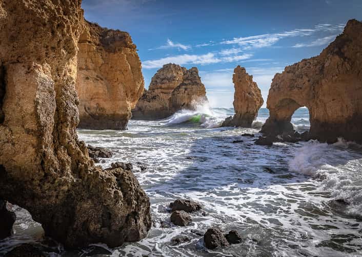 At Cape Bizar, Ponta da Piedade, Algarve