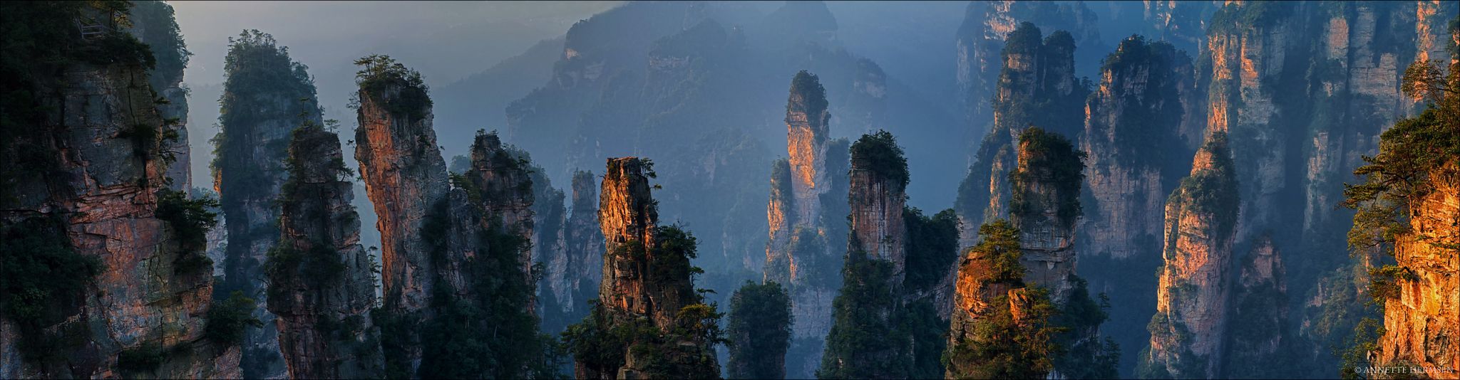 Floating Mountains, Zhangjiajie, China
