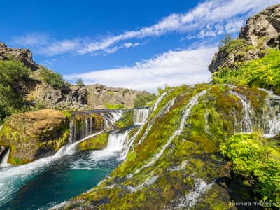 Gjain valley and waterfalls