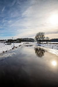 Hunte river near Rechtern