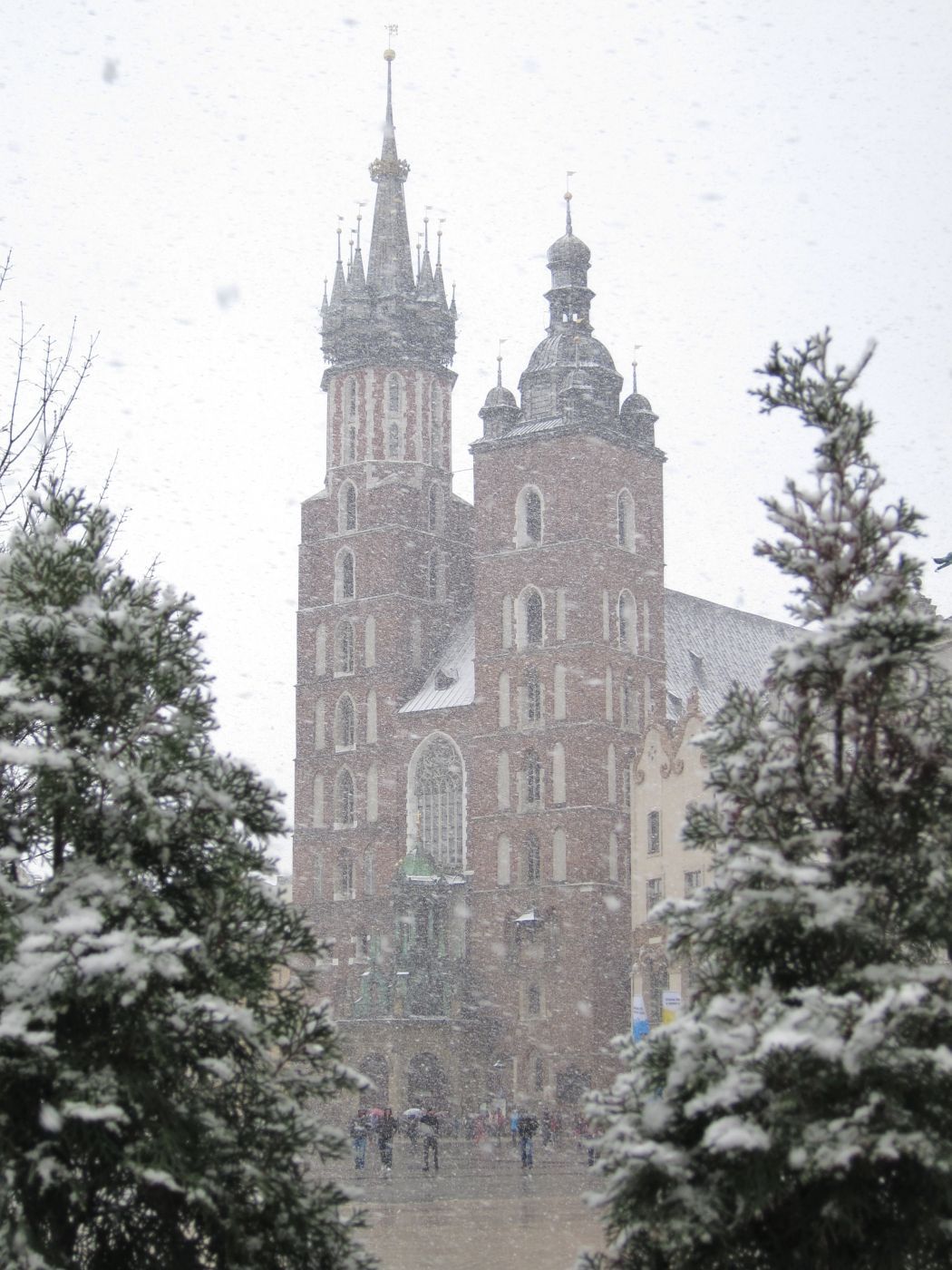 St. Mary's Basilica and St. Adalbert's Church in Kraków, Poland