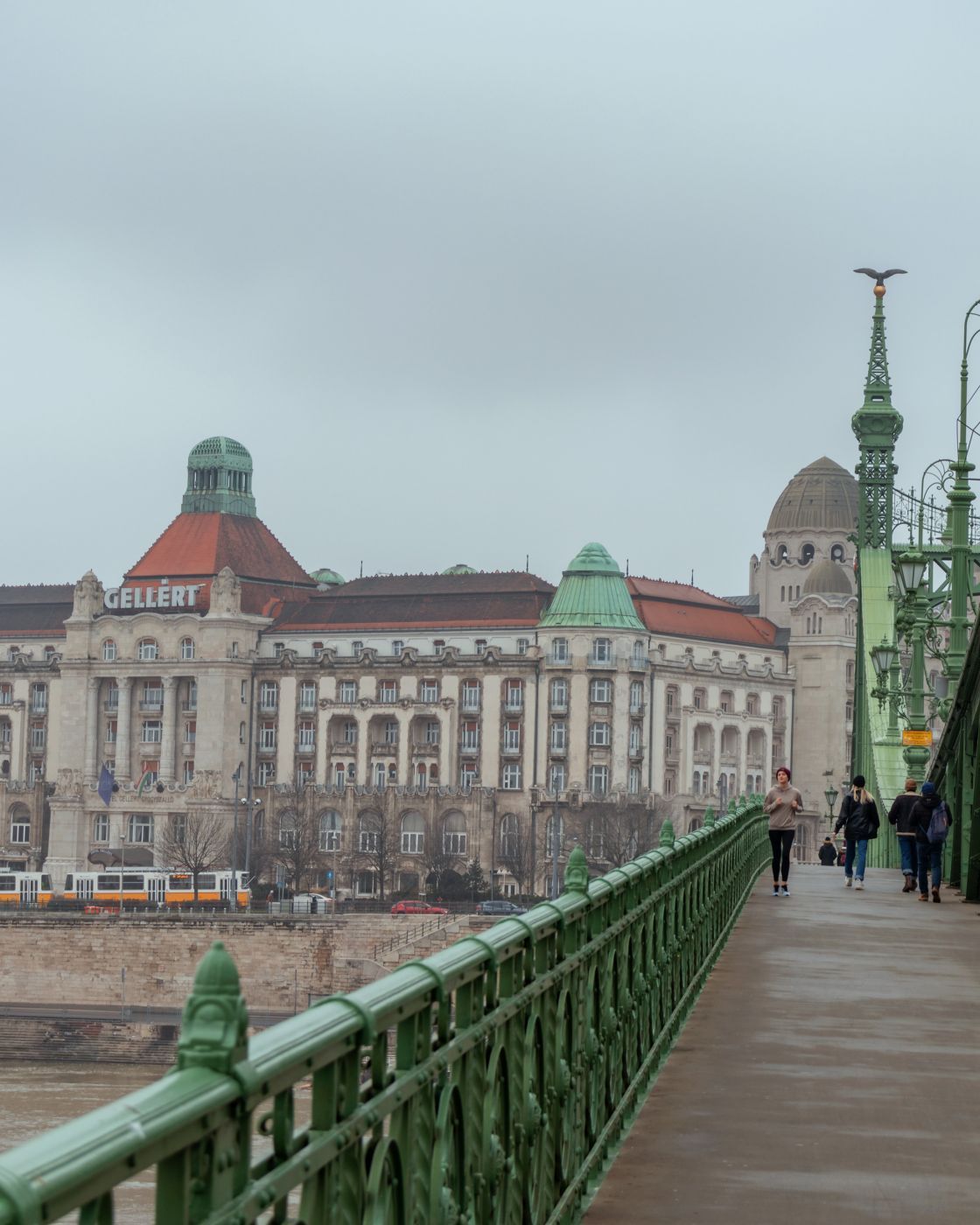 Liberty Bridge and Gellért Thermal Bath, Hungary
