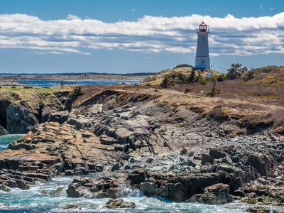 Louisbourg Lighthouse Cape Breton Nova Scotia