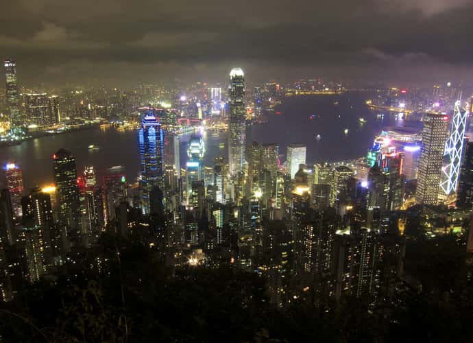 Lugard Rd. Lookout Hongkong