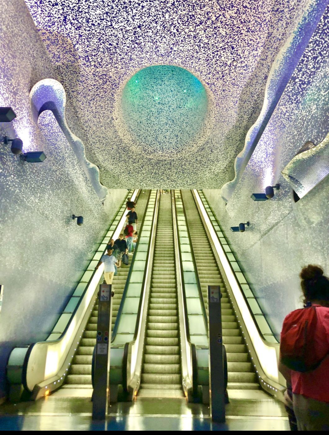 Metro Station Via Toledo, Italy
