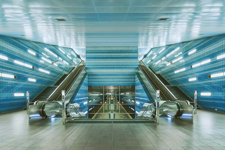 Überseequartier - Subway Station, Hamburg