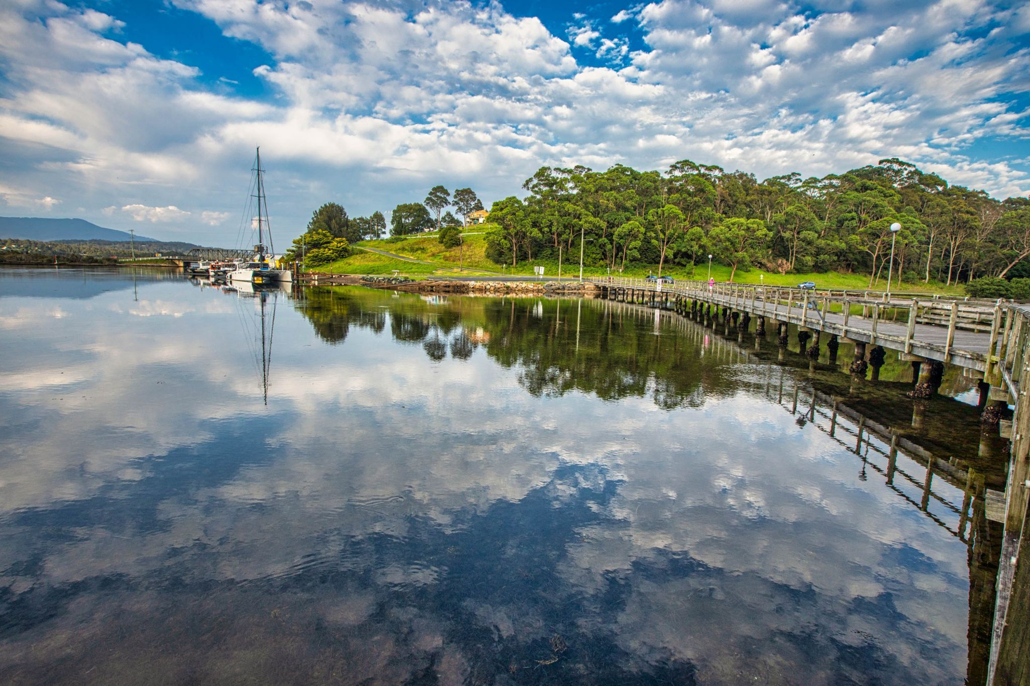 Mill Bay Boardwalk & Bridge Narooma New South Wales, Australia