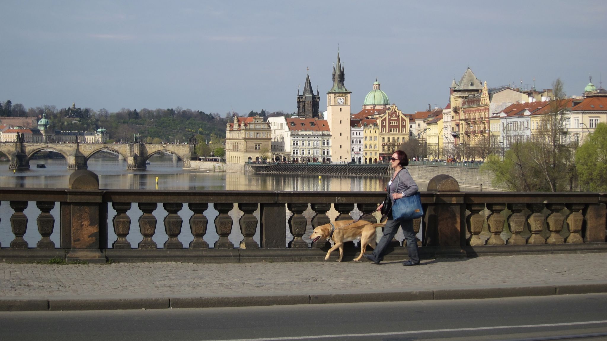 Most Legii over Vltava, Czech Republic