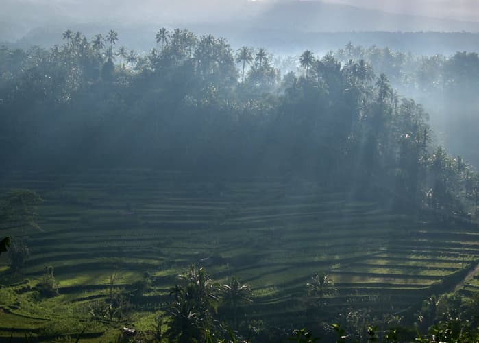 Mt. Agung from Mahagiri Panoramic Resort & Restaurant