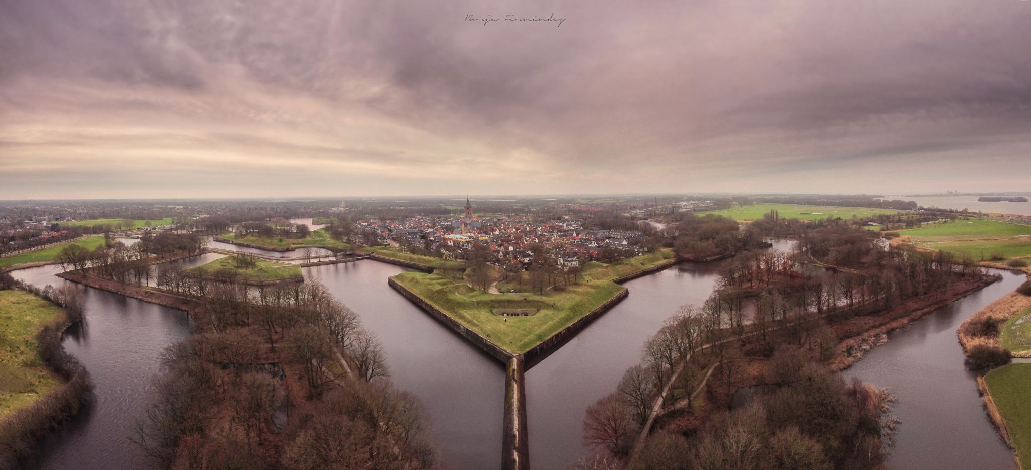 Naarden Aerial view, Netherlands