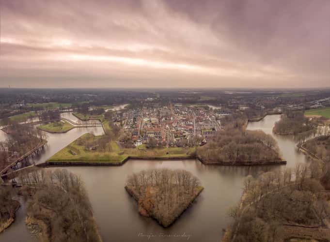 Naarden Aerial view