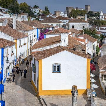On the Walls of Obidos, Portugal