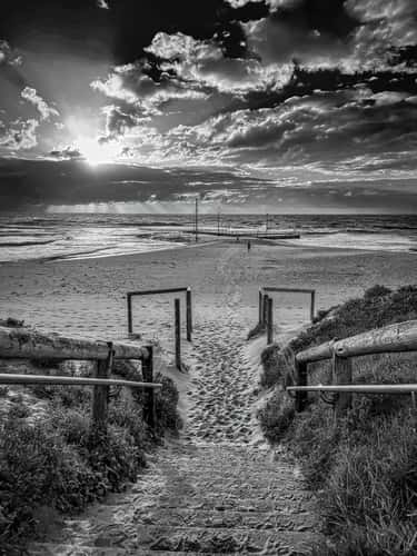 Pathway to the ocean Pool Mona Vale Sydney