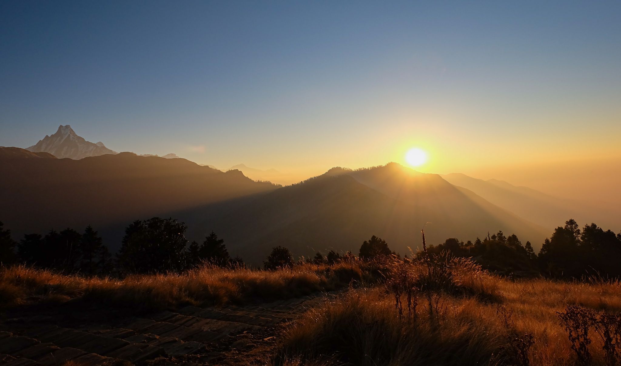 Poon Hill Peak in Nepal, Nepal