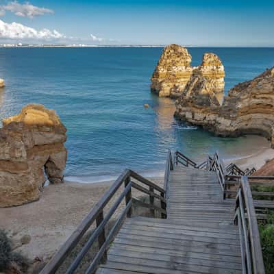 Praia do Camilo, Top view, Portugal