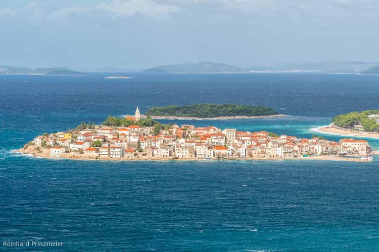 Primošten peninsula view