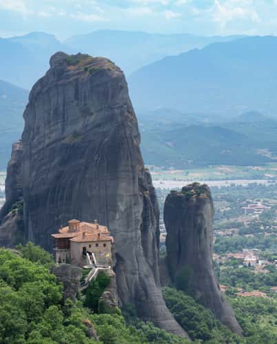 Rousanou Monastery and Mountain