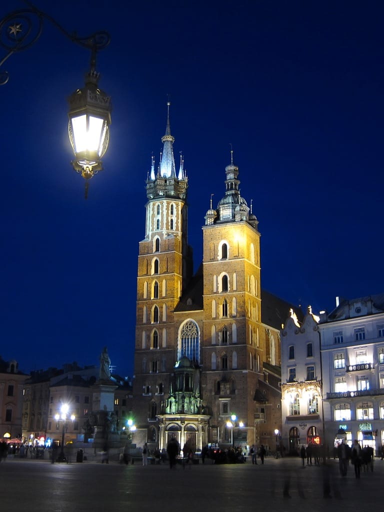 St. Mary's Basilica and St. Adalbert's Church in Kraków, Poland