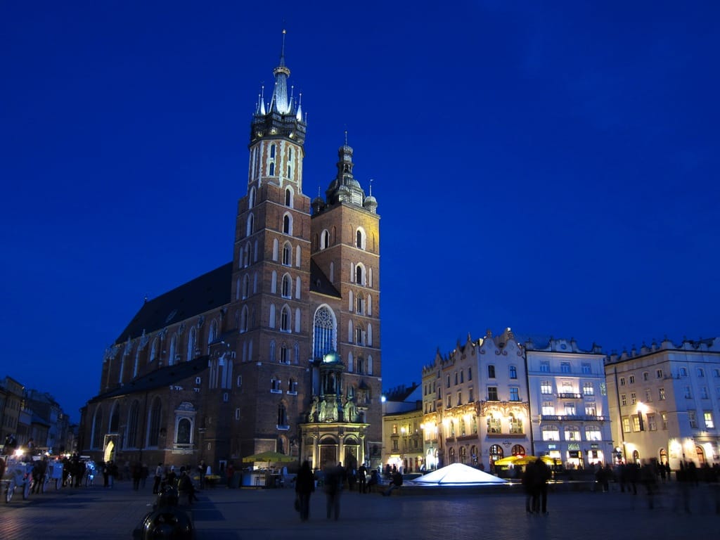 St. Mary's Basilica and St. Adalbert's Church in Kraków, Poland