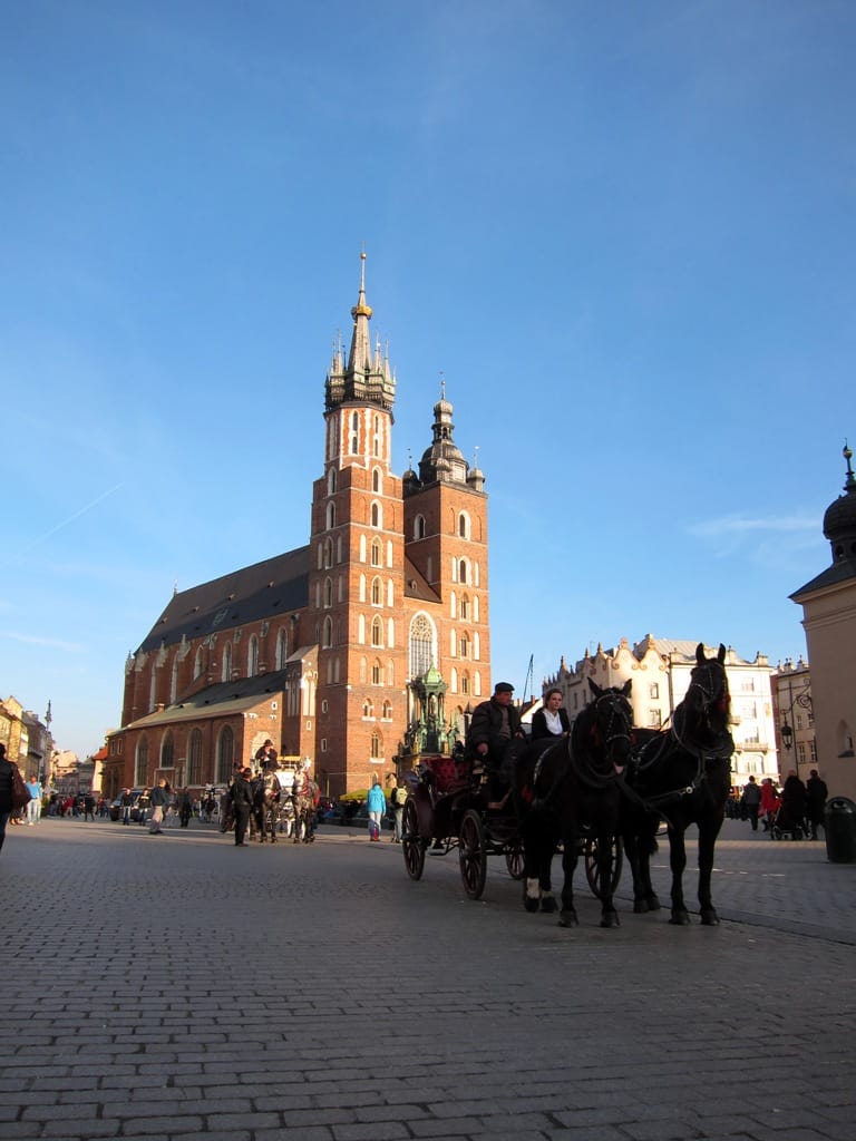 St. Mary's Basilica and St. Adalbert's Church in Kraków, Poland