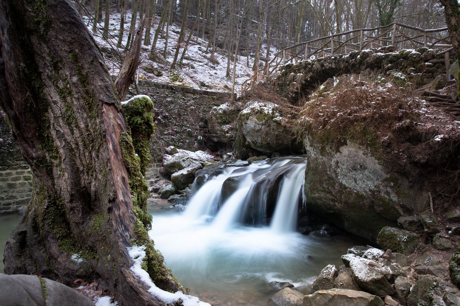 Classic View of Schiessentümpel Cascade, Luxembourg