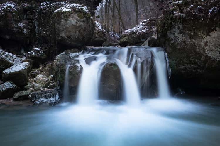 Classic View of Schiessentümpel Cascade
