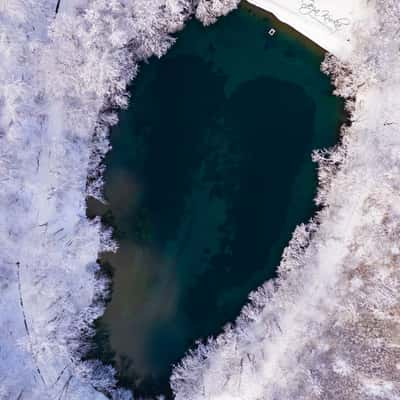 Sipovics tarn in winter, Hungary