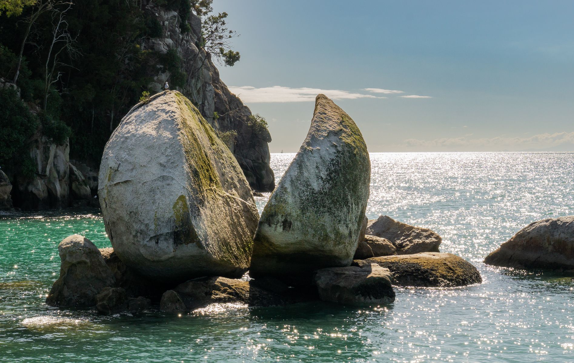 Split Apple Rock, New Zealand